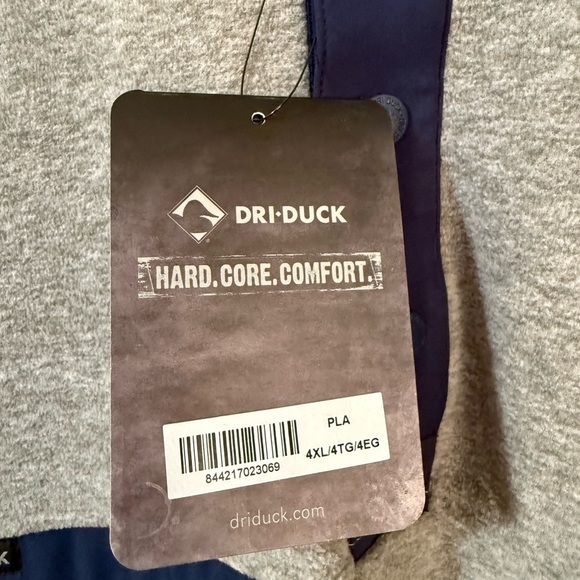 Dri Duck DRI Men’s Long Sleeve 1/4 button Denali Mountain Fleece Pullover 4XL - Picture 8 of 12